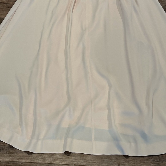 J. Crew Long Drapey Spaghetti Strap Pleated Maxi Dress Size 8 - Picture 10 of 14